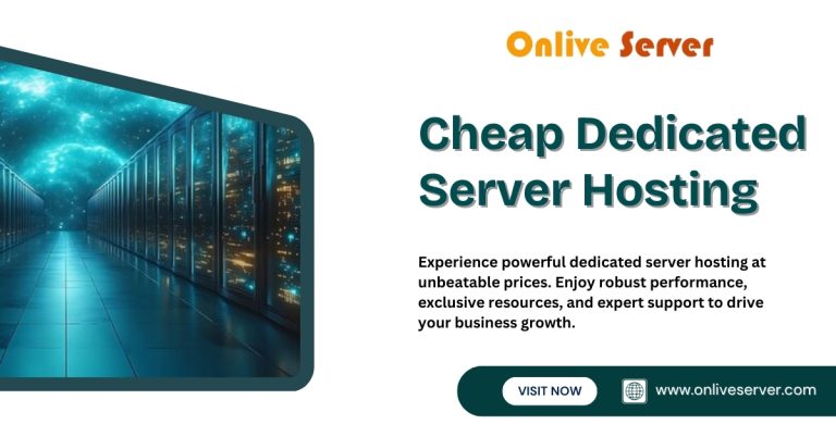 Buy Cheap Dedicated Server Hosting for your Business Growth